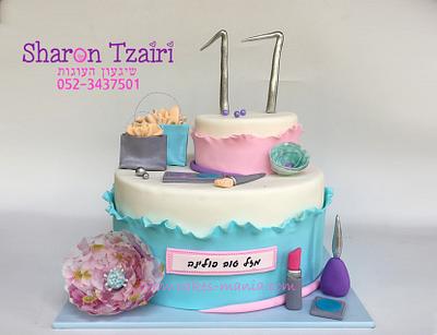 fasion and makeup cake - Cake by sharon tzairi - cakes-mania