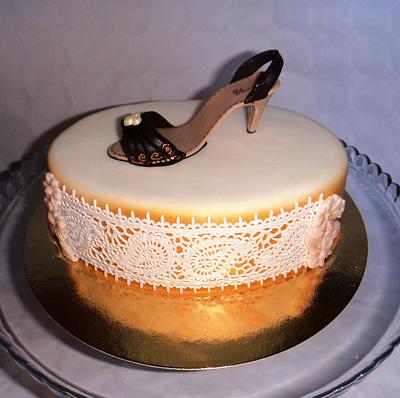 Shoe cake - Cake by Petra Boruvkova