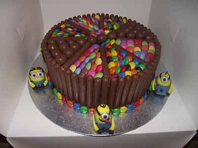 chocolate minion overload - Cake by lisa's cakes