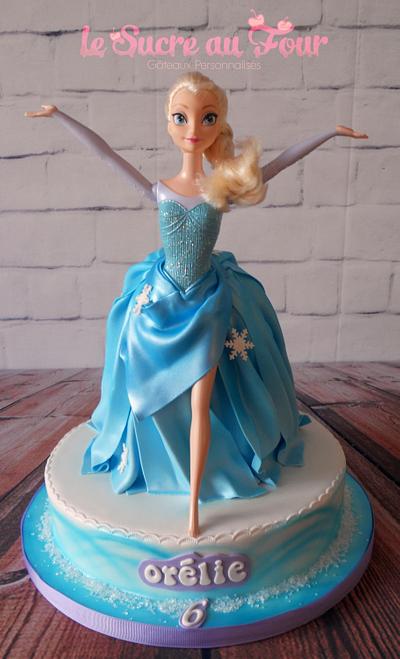 Elsa doll cake - Cake by Sandra Major