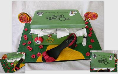 Wizard of Oz Shoe Box Cake - Cake by Craving Cake