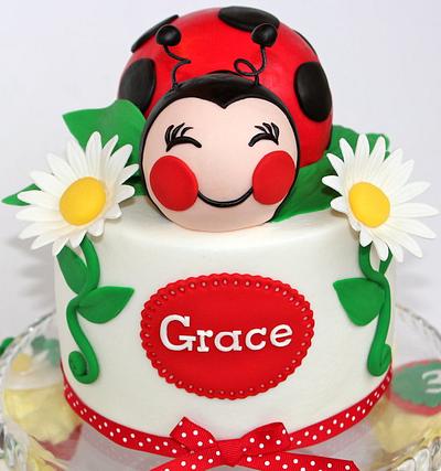 Ladybug  - Cake by Kerrin