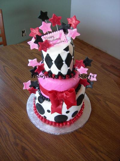 Topsy Turvy Birthday - Cake by Deanna Dunn