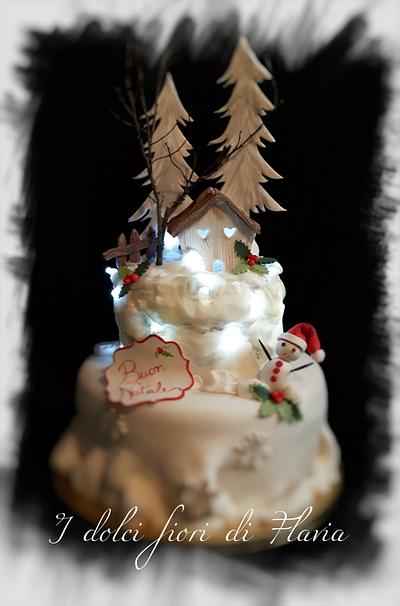 Snow - Cake by DolciFioriDiFlavia