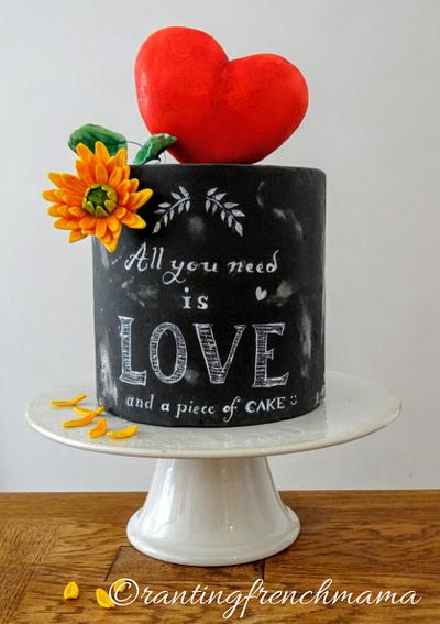 early valentines cake! :)  - Cake by rantingfrenchmama