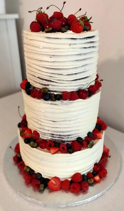 Wedding in simple - Cake by Majka Maruška