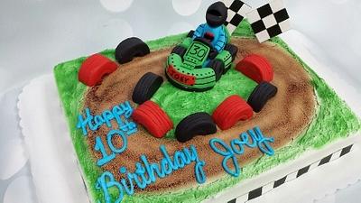 Go Kart racing cake - Cake by Sharon