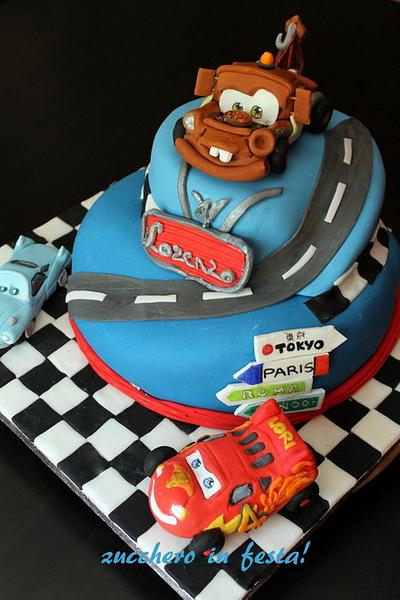 cars cake - Cake by Ginestra
