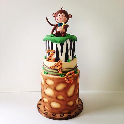 Jungle theme - Cake by Iced Creations
