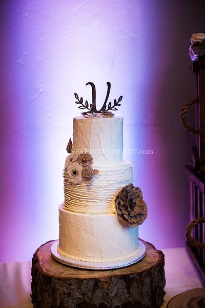 Rustic Winery Wedding  - Cake by Cakes ROCK!!!  