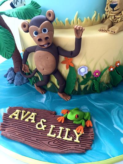 Wild animals - Cake by Canoodle Cake Company