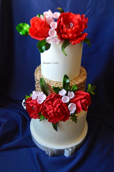 Wedding cake - Cake by Georgia´s Cakes 