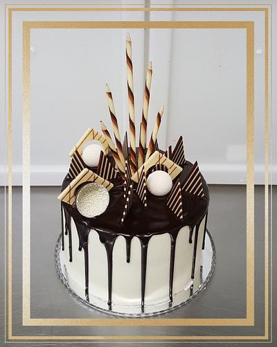 Chocolate Drip Cake - Cake by The Custom Piece of Cake
