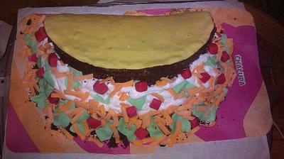 Taco cake - Cake by Laurie