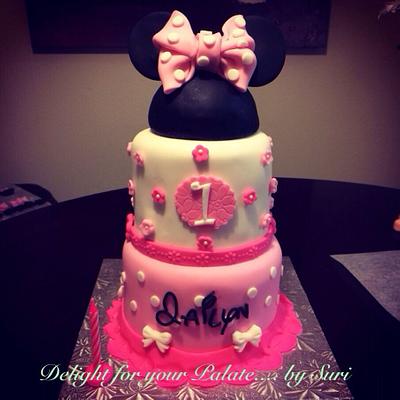 Minnie Mouse Cake! - Cake by Delight for your Palate by Suri