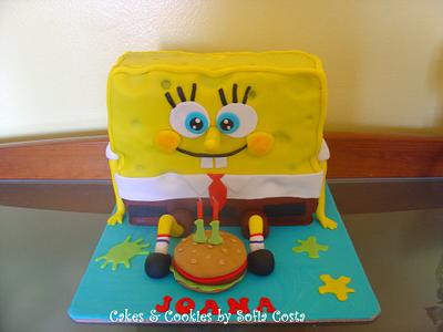 1st Spongebob squarepants! - Cake by Sofia Costa (Cakes & Cookies by Sofia Costa)