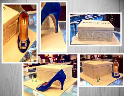 Manolo Blahnik Heel - Cake by three lights cakes