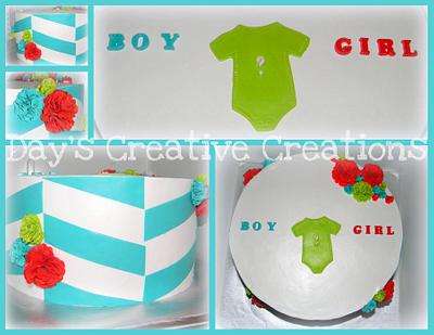 Gender Reveal Girl or Boy?! - Cake by Day