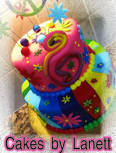 Lisa Frank Party Cake - Cake by Lanett
