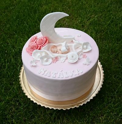 Christening cake for girl - Cake by AndyCake