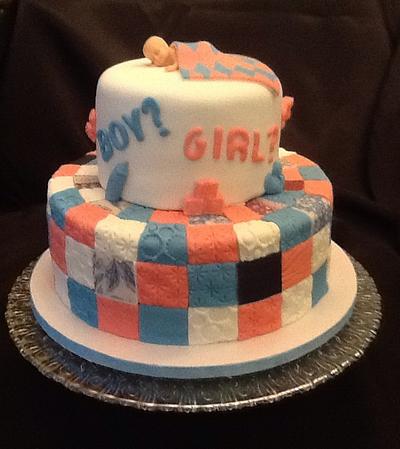 Gender reveal cake - Cake by John Flannery