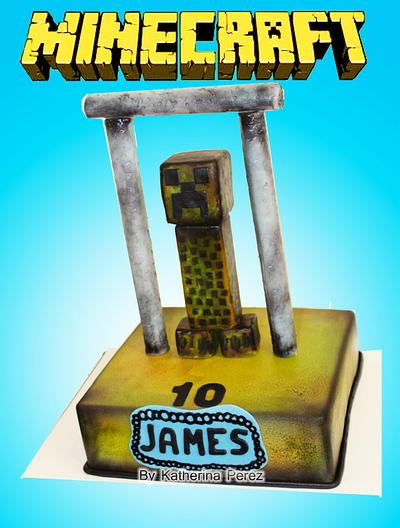 Creepers Minecraft cake - Cake by Super Fun Cakes & More (Katherina Perez)