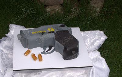 gun cake - Cake by Anna Krawczyk-Mechocka