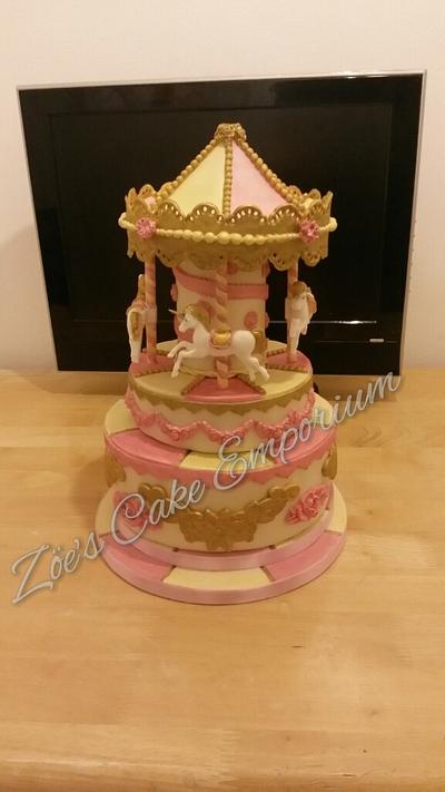 Unicorn Carousel - Cake by ZoesCakeEmporium