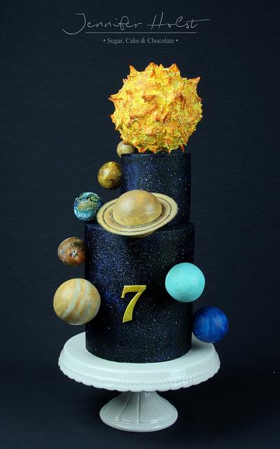 Solar System Birthday Cake - Cake by Jennifer Holst • Sugar, Cake & Chocolate •