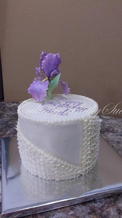 Purple Iris - Cake by kathy 