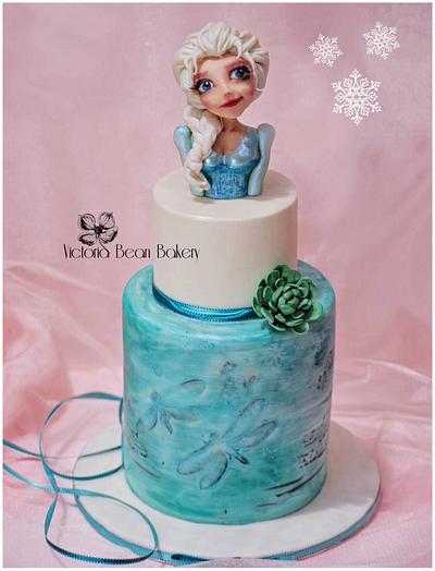 Interpretations of Elsa - Cake by VictoriaBean