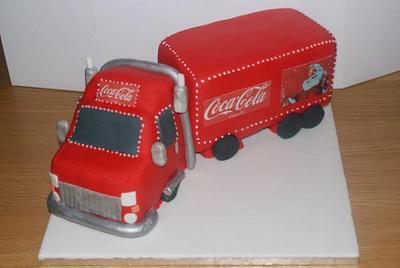 Coca cola Xmas lorry - Cake by oatescakes