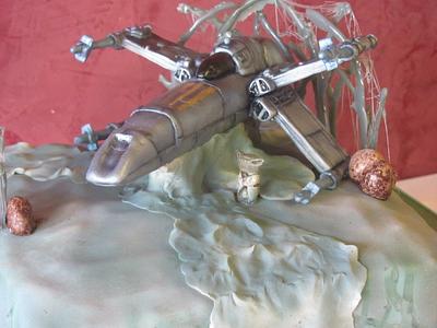 X-Wing Dagobah System - Cake by FantasticalSweetsbyMIKA