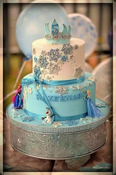 Frozen themed cake - Cake by Shuheila Manuel