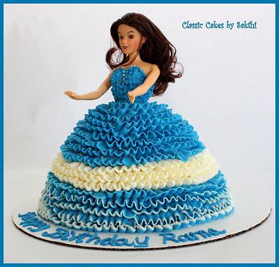 Barbie cake - Cake by Classic Cakes by Sakthi