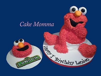 Baby Elmo - Cake by cakemomma1979