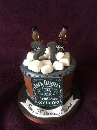 Jack Daniels barrel - Cake by Chloes Cake Creations