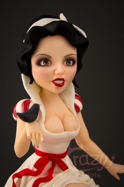 Snow White Fondant Figure - Cake by Crazy Sweets
