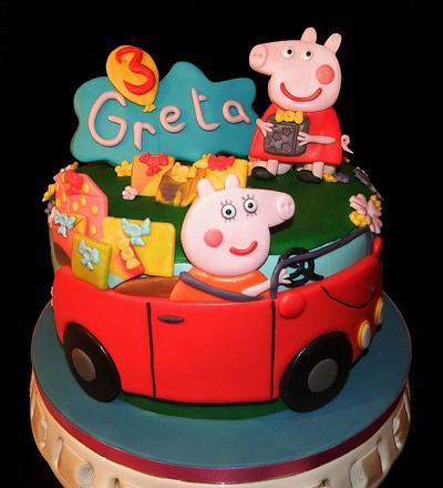 Peppa Pig Birthday Cake - Cake by LaDolceVit