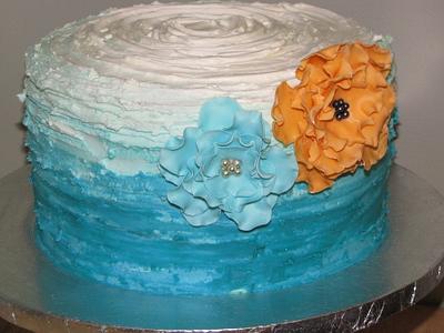 Ombre Birthday cake - Cake by AGNES JOHN