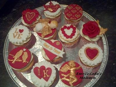 Valentine Cupcakes - Cake by Kerri's Cakes