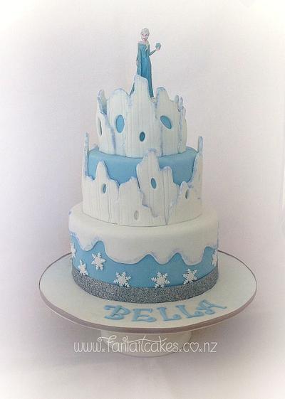 Frozen, Elsa in her ice castle - Cake by Fantail Cakes