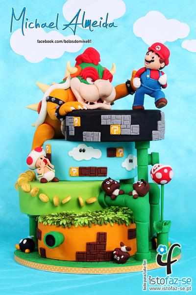 SUPER MARIO - The Sugar Fraternity GAME ON! Collaboration  - Cake by Michael Almeida