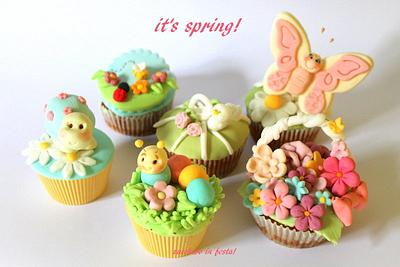 spring cupcakes - Cake by Ginestra