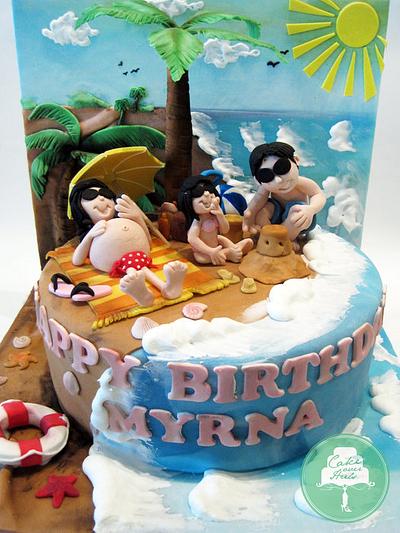 Day At The Beach - Cake by Nicholas Ang