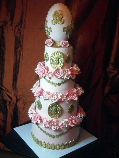 Fabergè wedding style - Cake by cristinacakes