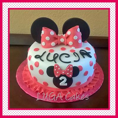 Minnie Mouse Cake - Cake by Luga Cakes