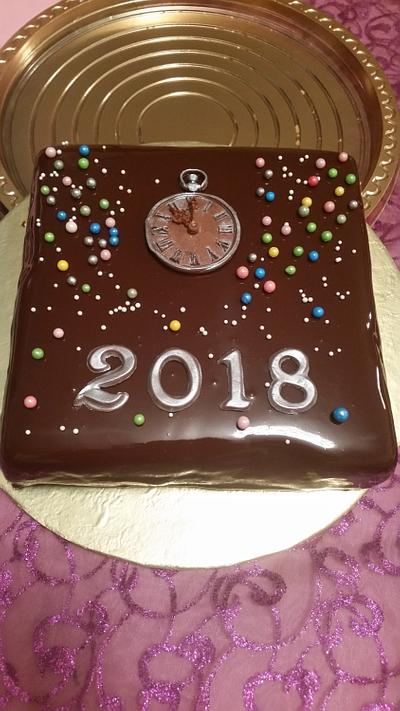 Happy new year 2018 cake  - Cake by Sylwia Abd Rabou 