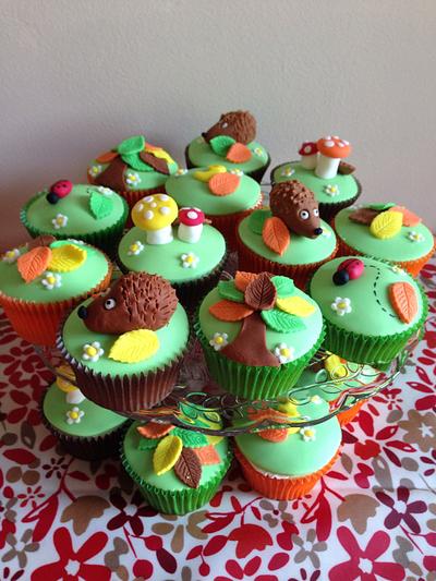 Hedgehogs cupcakes - Cake by Suzi Saunders