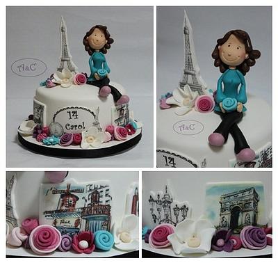 Paris J´taime - Cake by Com Amor & Carinho